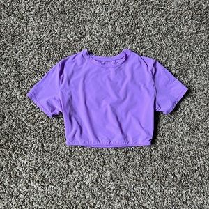 SKIMS purple crop top - Size M